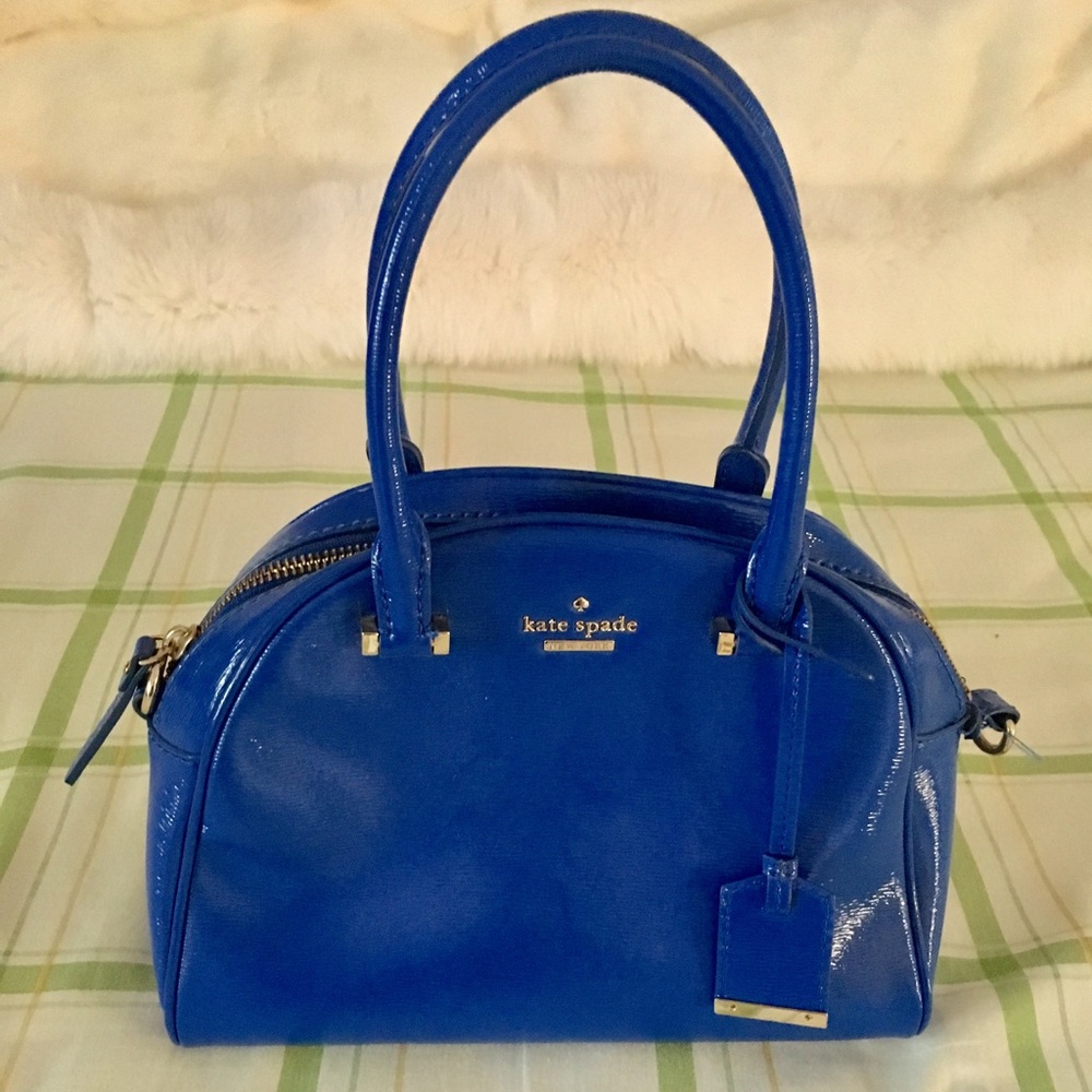 kate spade handbag royal blue